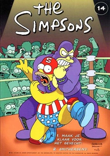Simpsons, The 14 - Maak je klaar voor het gevecht ! + Smithersens !, Softcover (De Stripuitgeverij (Het Volk))