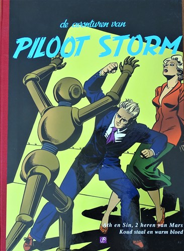 Piloot Storm - Boumaar 15 - Ath en Sin, 2 heren van Mars + Koud staal en warm , Hc+linnen rug (Boumaar)