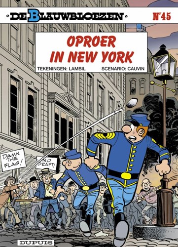 Blauwbloezen, de 45 - Oproer in New York, Softcover (Dupuis)