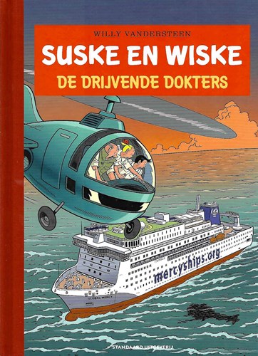 Suske en Wiske 360 - De drijvende dokters, Hc+linnen rug, Vierkleurenreeks - Luxe (Standaard Uitgeverij)