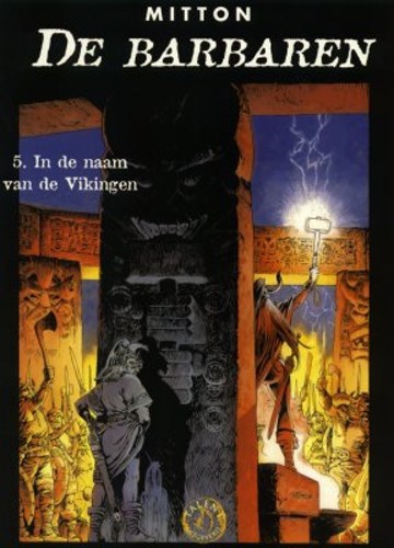 Barbaren, de 5 - In de naam van de Vikingen, Softcover, Eerste druk (1999) (Talent)