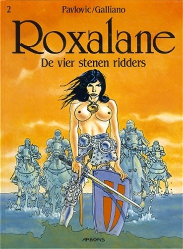 Roxalane 2 - De vier stenen ridders, Softcover, Eerste druk (1990) (Arboris)