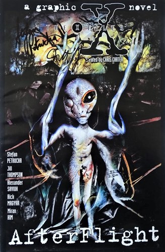X-Files, the  - Afterflight, Sc+Gesigneerd (Topps comics)