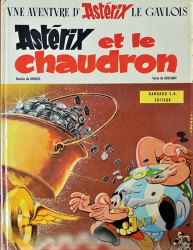 Asterix - Franstalig 13 - Asterix et le Chaudron, Hardcover, Eerste druk (1969) (Dargaud)