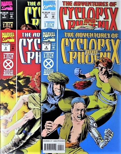 Cyclops and Phoenix  - The Adventures - deel 1 t/m 4 compleet, Softcover (Marvel)