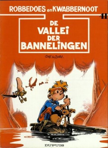 Robbedoes en Kwabbernoot 41 - De vallei der bannelingen, Softcover, Eerste druk (1989) (Dupuis)