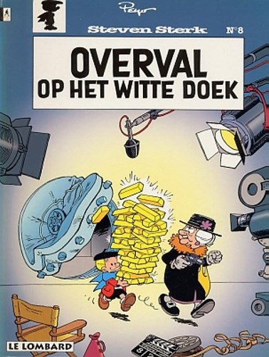 Steven Sterk 8 - Overval op het witte doek, Softcover, Eerste druk (1993) (Lombard)
