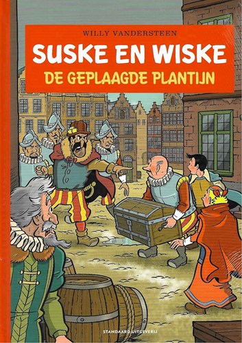 Suske en Wiske 366 - De geplaagde Plantijn, Hardcover+prent, Vierkleurenreeks - Luxe (Standaard Uitgeverij)