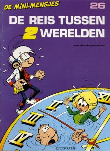 Mini-Mensjes 26 - De reis tussen 2 werelden, Softcover, Eerste druk (1990) (Dupuis)