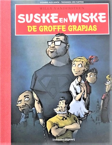 Suske en Wiske - S.O.S. kinderdorpen Vlaams 5 - De Groffe Grapjas, Luxe+gesigneerd, Eerste druk (2015) (Standaard Uitgeverij)