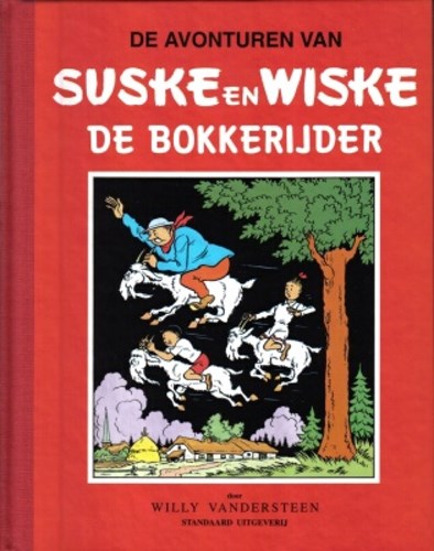 Suske en Wiske - Klassiek Rode reeks - Ongekleurd 8 - De Bokkerijder, Hardcover (Standaard Uitgeverij)