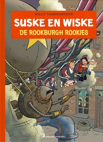 Suske en Wiske 368 - De Rookburgh Rookies, Hardcover+prent, Vierkleurenreeks - Luxe (Standaard Uitgeverij)