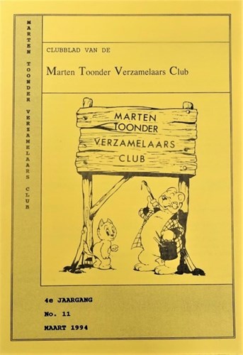 MTVC clubblad - Toondertijd  11 - Jaargang 1994, Softcover (Marten Toonder Verzamelaars Club)