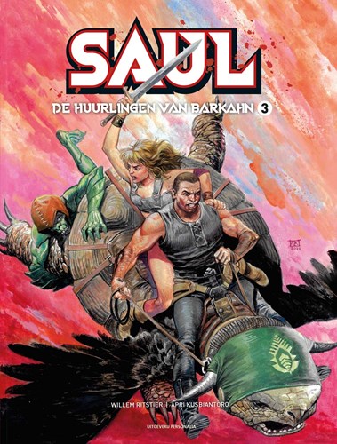 Saul 3 - De huurlingen van Barkahn, HC-cover B (Personalia)
