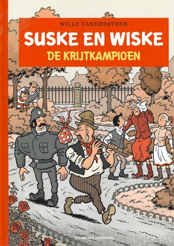 Suske en Wiske 370 - De Krijtkampioen, Hardcover+prent, Vierkleurenreeks - Luxe (Standaard Uitgeverij)