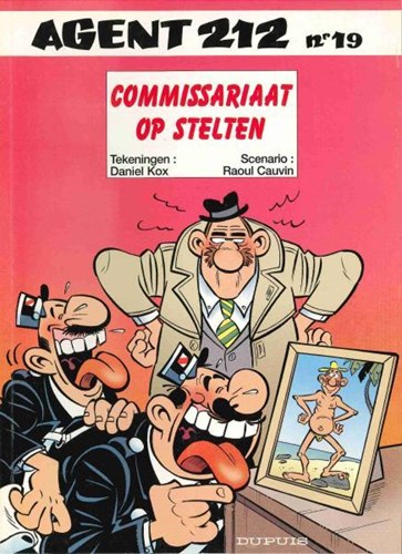 Agent 212 19 - Commissariaat op stelten, Softcover, Eerste druk (1997), Agent 212 - Oorspronkelijke cover (Dupuis)