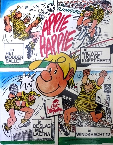 Appie Happie - Amsterdam boek 4 - Het modderballet en 3 andere verhalen, Softcover, Eerste druk (1980) (Amsterdam Boek)