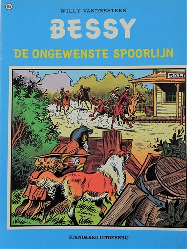 Bessy 145 - De ongewenste spoorlijn, Softcover, Eerste druk (1981), Bessy - Gekleurd (Standaard Boekhandel)