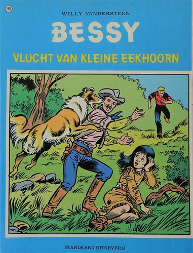 Bessy 150 - Vlucht van Kleine Eekhoorn, Softcover, Eerste druk (1982), Bessy - Gekleurd (Standaard Boekhandel)