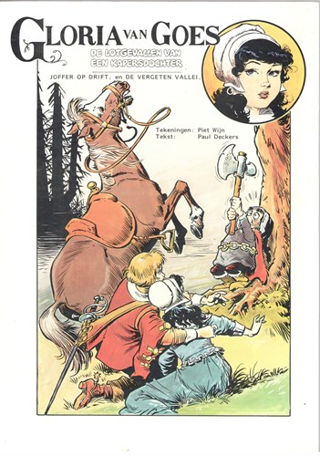 Bibliotheek van het Nederlandse beeldverhaal 3 - Gloria van Goes 1 - Joffer op drift + de vergeten vallei, Softcover (De Lijn)