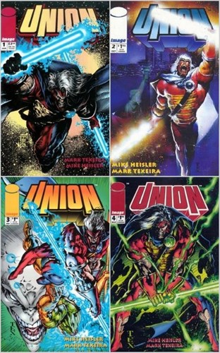 Union (1993-1994) 0-4 - Complete series, Issue (cover B) (Image Comics)