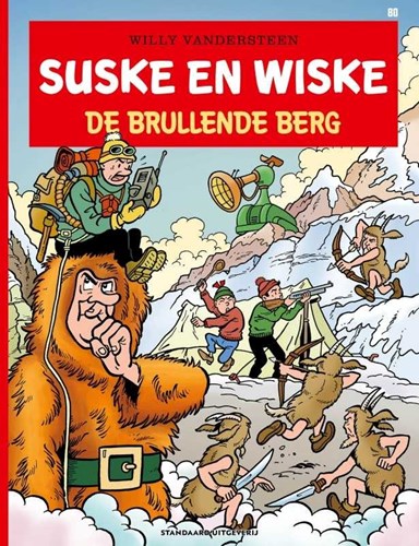 Suske en Wiske 80 - De brullende Berg, Softcover, Vierkleurenreeks - Softcover (Standaard Uitgeverij)