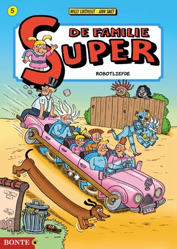 Familie Super, de 5 - Robotliefde, HC (kleur) (Bonte)