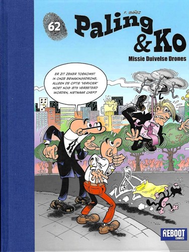 Paling & Ko 62 - Missie Duivelse Drones, HC+Linnen rug (Reboot Comics)
