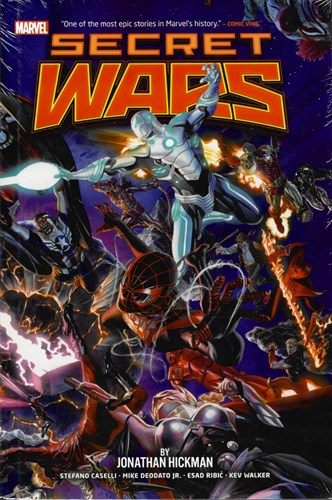 Secret Wars  - Secret Wars by Jonathan Hickman - Omnibus, Hc+Stofomslag B (Marvel)