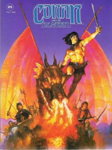 Conan - Oberon/Juniorpress 25 - Conan van de eilanden, Softcover, Eerste druk (1989) (Junior Press)