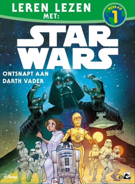 Stripshop - Leren lezen met: Niveau 1 - Star Wars: Ontsnapt aan Darth Vader, Hardcover (Dark Dragon Books)
