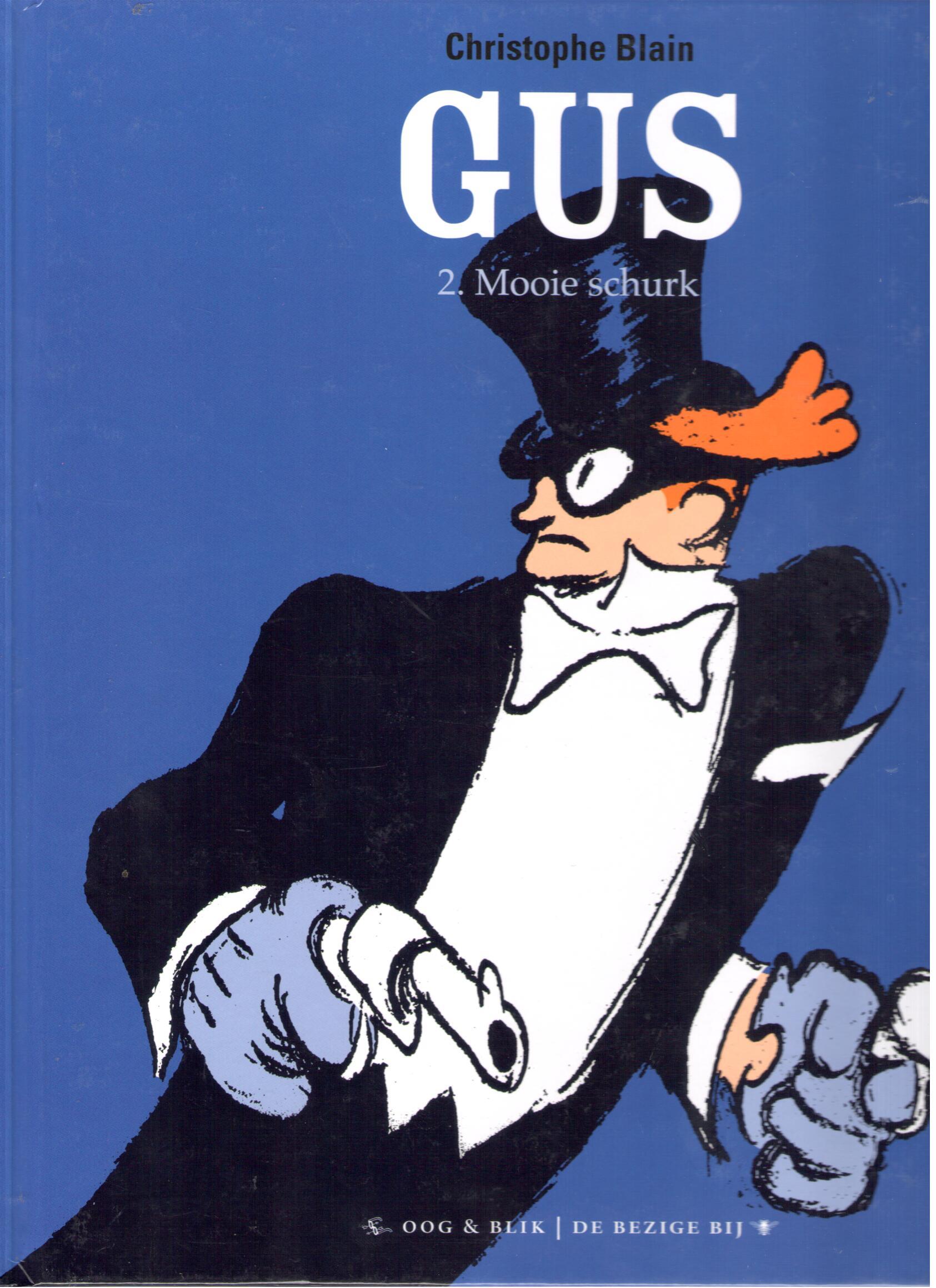 Comic stripshop gus mooie schurk hardcover oog blik 